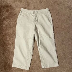 Khaki Capris by Coldwater Creek sz 12 Natural Fit     JH